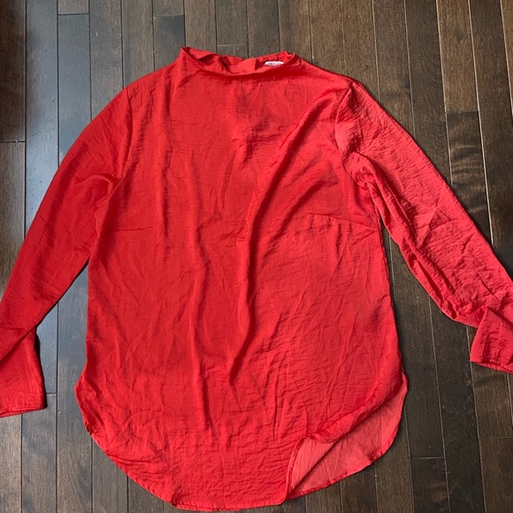 H&M Red Long sleeve Blouse - Picture 2 of 3